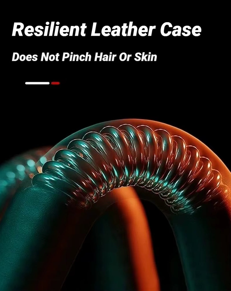 Adjustable U-Shaped Arm Exerciser with Foam Handle Spring Workout Bar Forearm Triceps Chest Expander Portable Fitness Equipment