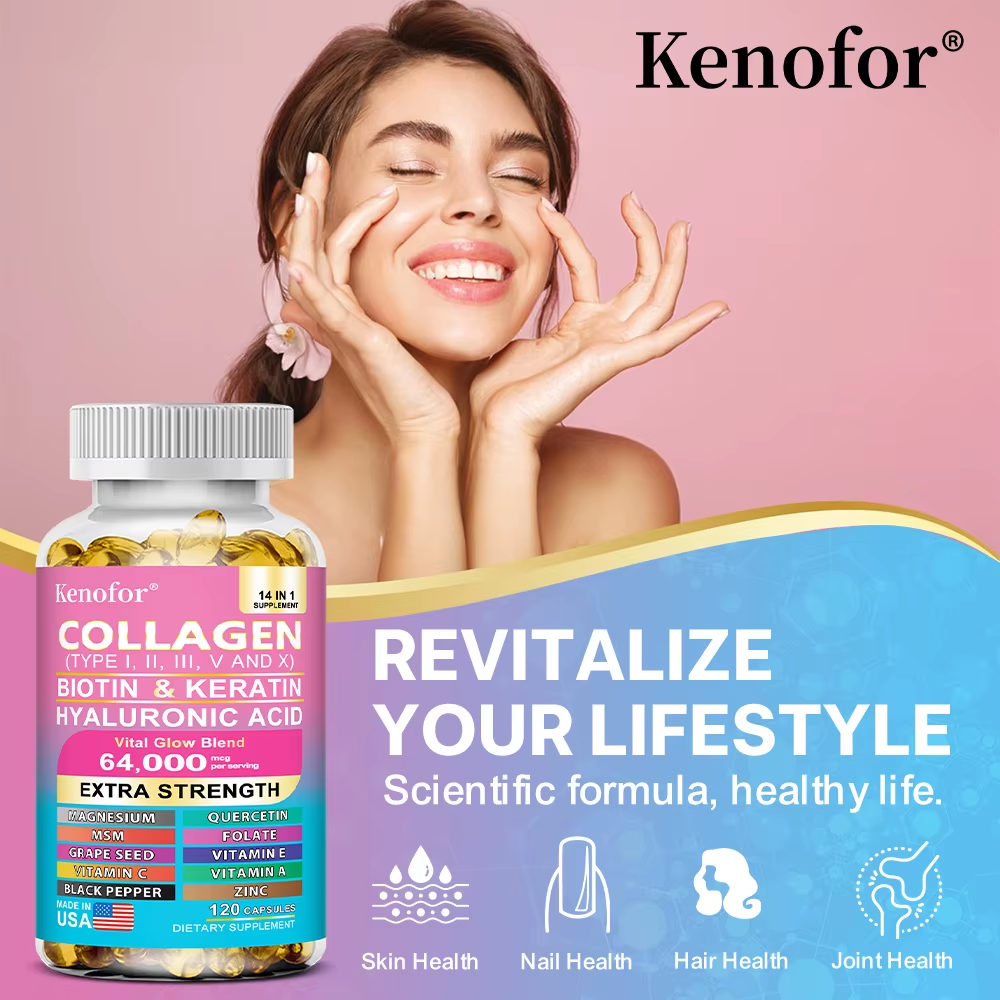 Kenofor 14-in-1 Collagen Capsules