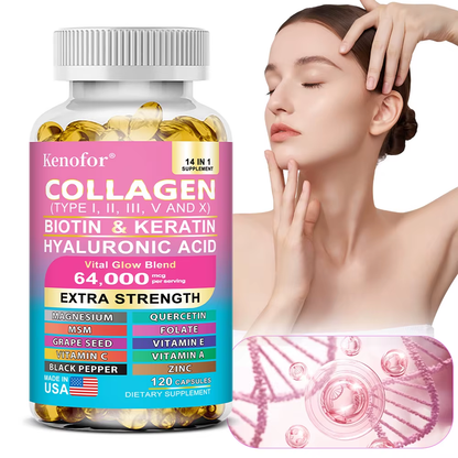 Kenofor 14-in-1 Collagen Capsules