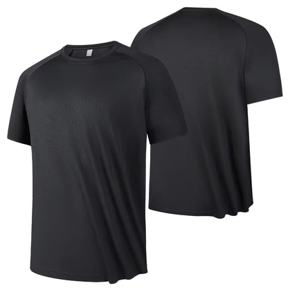 Men's High-Quality Breathable Fast-Drying Short Sleeve T-Shirt for Running and Fitness