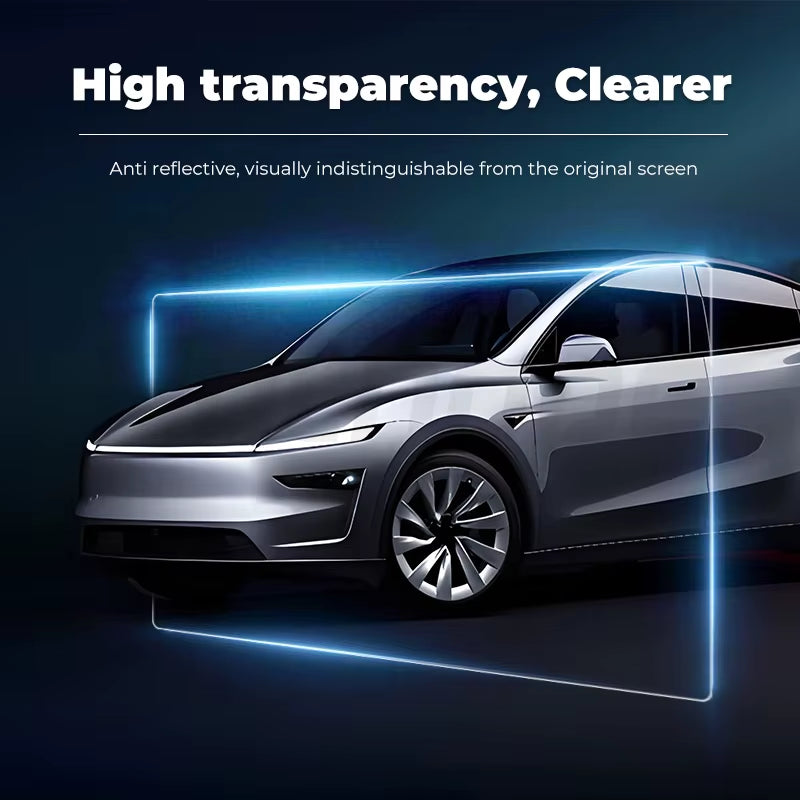 16 Inch Tempered Glass Screen Protector for Tesla Model Y YL 2026 Juniper HD Center Control Film Installation Tool