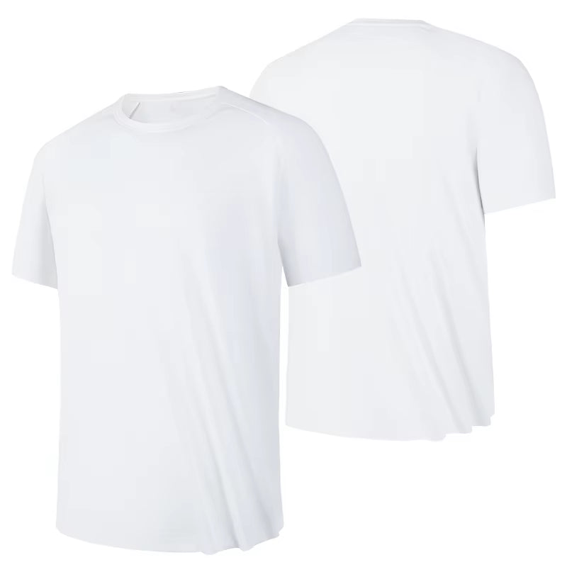 Men's High-Quality Breathable Fast-Drying Short Sleeve T-Shirt for Running and Fitness
