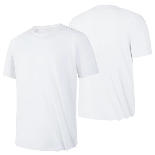 Men's High-Quality Breathable Fast-Drying Short Sleeve T-Shirt for Running and Fitness
