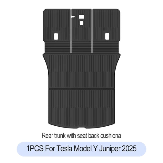For Tesla New Model Y Juniper 2025+ TPE Floor Mats Waterproof Luggage Mat Wear-Resistant Foot Pads Modely Trunk Mats Accessories