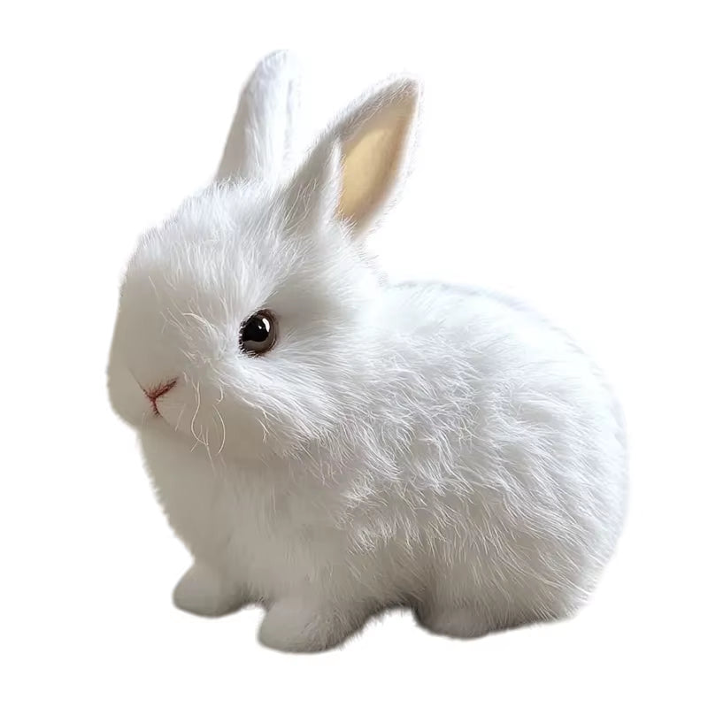 Realistic Bunny Toy Electronic Toy Bunny Simulated Rabbit Doll Jumping Twitching and Shaking Ears Toys Easter Children'S Gifts