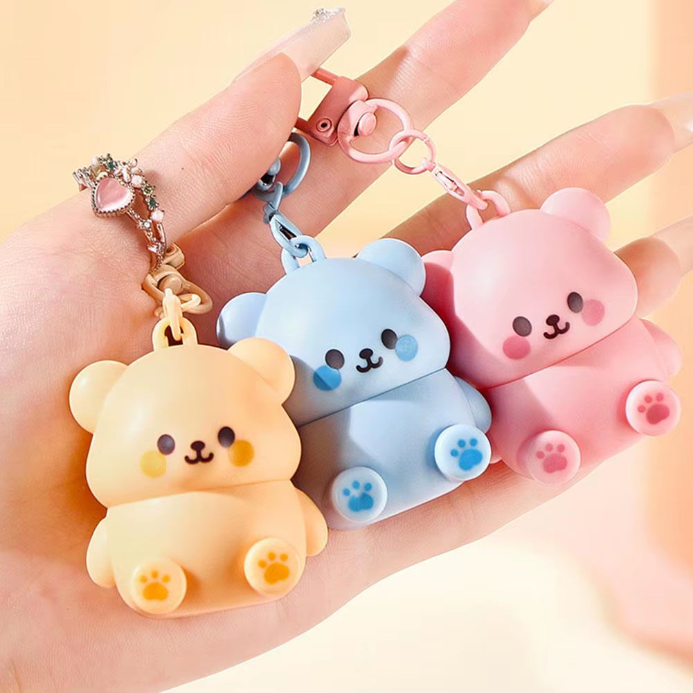 Children Lip Balm Moisturizing Anti-Dry Crack Baby Nourishing Antifreeze Care Lip Care Girls Cracking Lip Bear Lip Balm