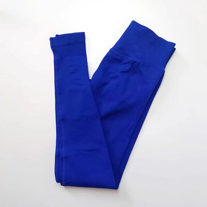 Women's Seamless Impact Leggings with Low Ribbed Band for Yoga and Fitness Workouts