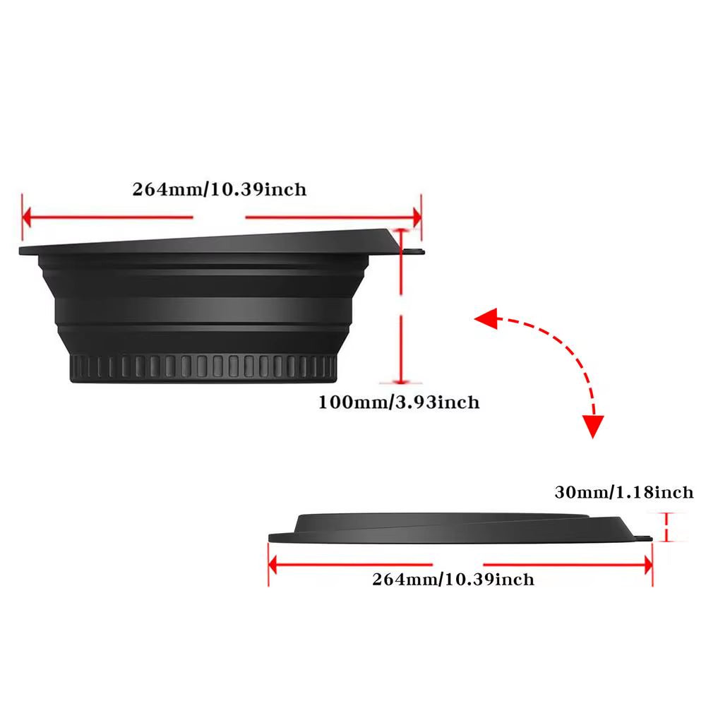 Silicone Ice Bowl for Facial Treatments - Reusable and Foldable Washing Basin for Ice Bath Skin Care and Home Use