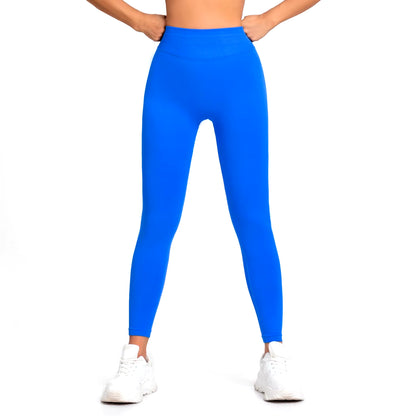 Women's Seamless Impact Leggings with Low Ribbed Band for Yoga and Fitness Workouts