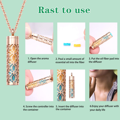 Essential Oil Diffuser Necklace