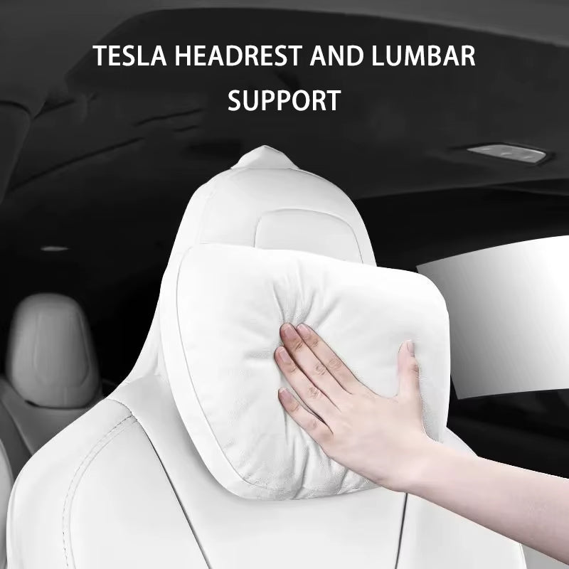 For  Model Y Juniper  Model 3 Highland Interior Model S Car Accessories Car Headrest Car Pillow Waist Pillow 2025 2024