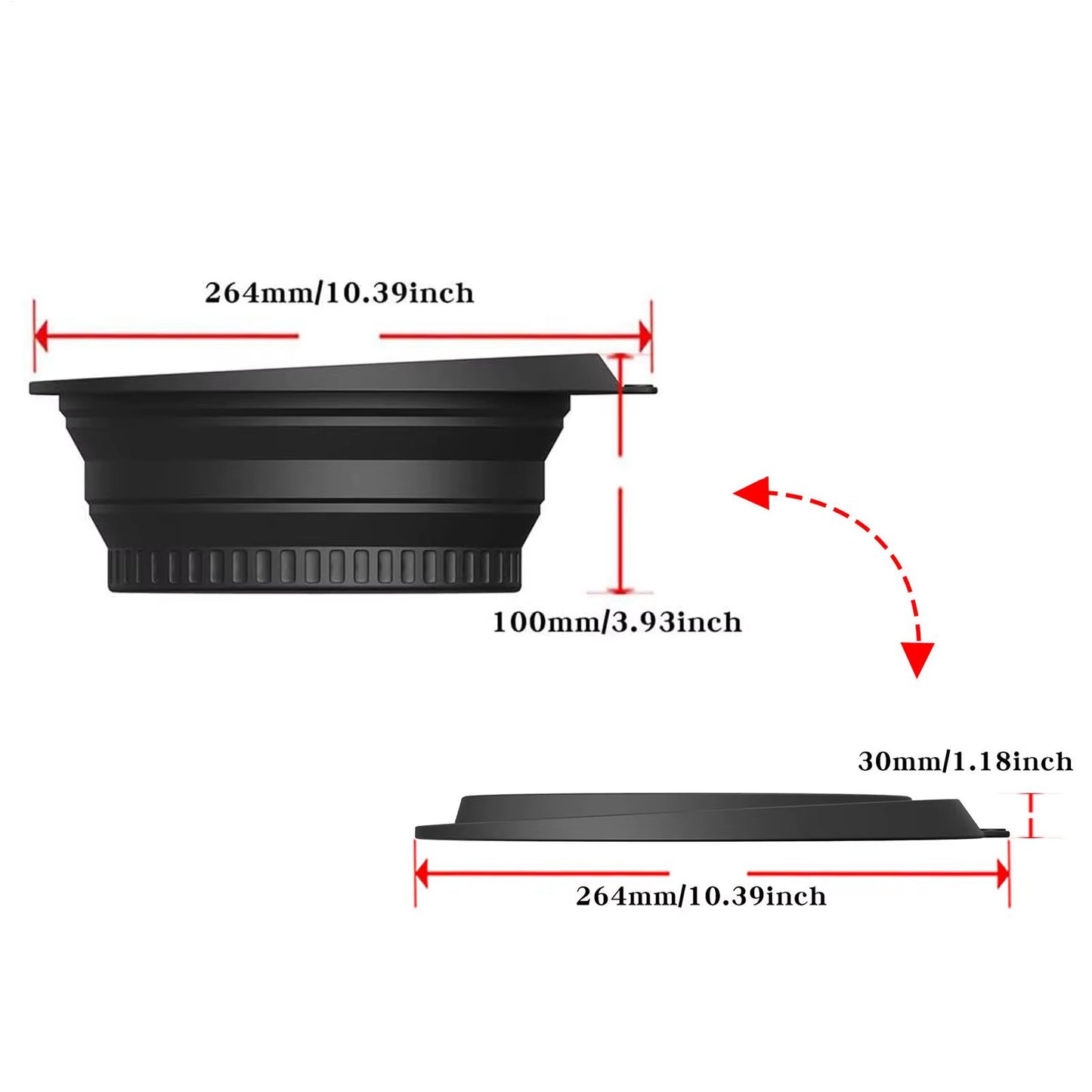 Silicone Ice Bowl for Facial Treatments - Reusable and Foldable Washing Basin for Ice Bath Skin Care and Home Use