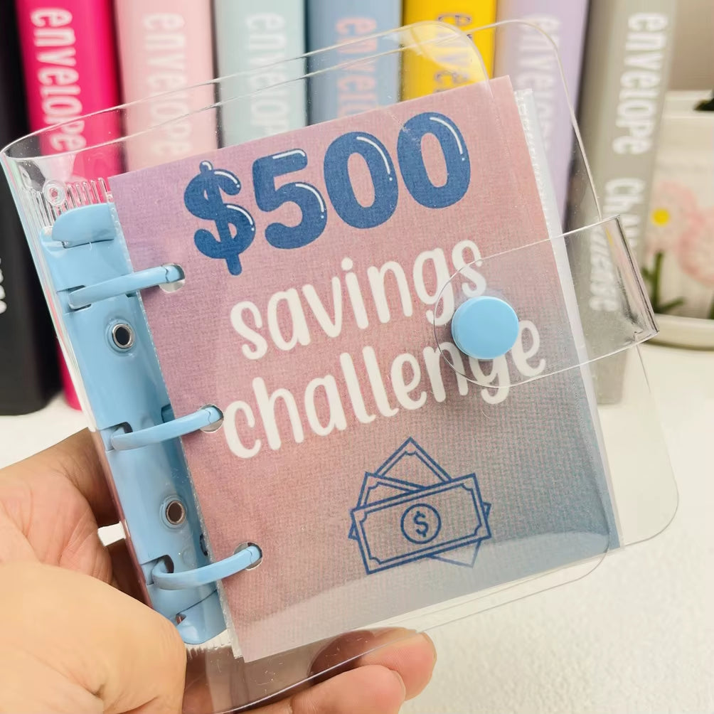 1000 Savings Challenge Binder , Money Saving Binder, Savings Challenges Book with Envelopes, Envelope Savings Challenge, Mini Bu