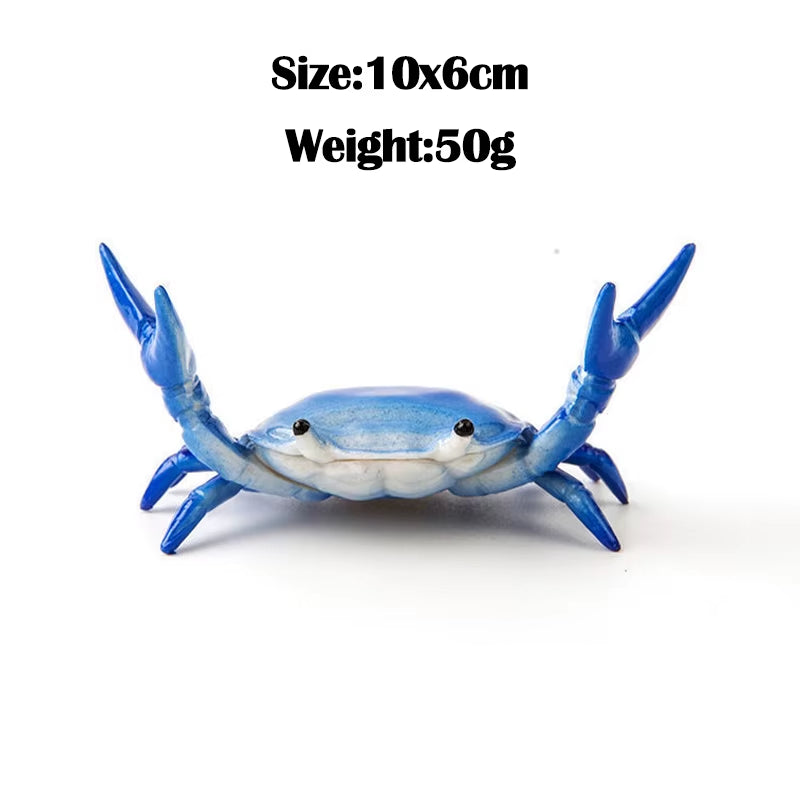 Creative Weightlifting Crab Pen Holder Desktop Phones Glasses Holding Stand Novelty Office Ornament Gifts