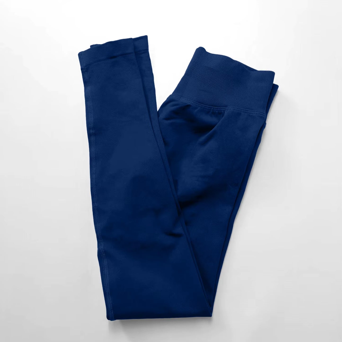 Women's Seamless Impact Leggings with Low Ribbed Band for Yoga and Fitness Workouts