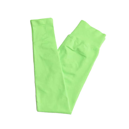 Women's Seamless Impact Leggings with Low Ribbed Band for Yoga and Fitness Workouts